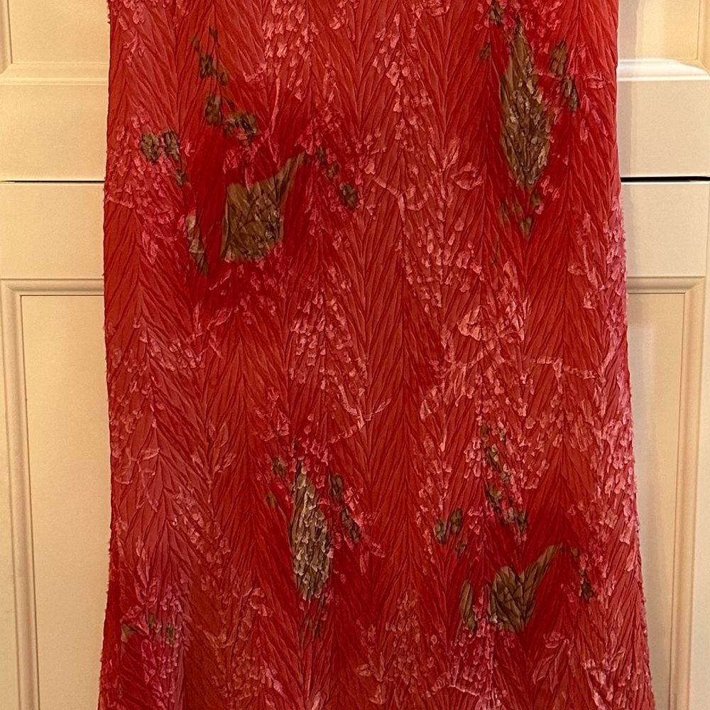 Maxi dress komarov. Large. Coral evening cruise wear - Picture 5 of 7
